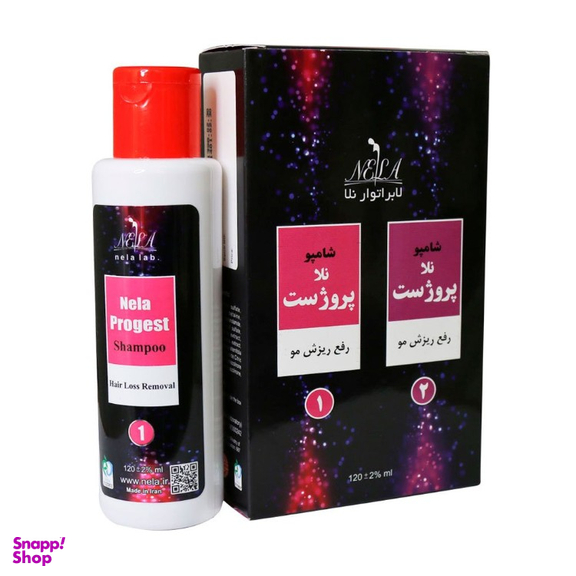شامپو مو نلا مدل پروژست حجم 120 میلی لیتر بسته ۲ عددی