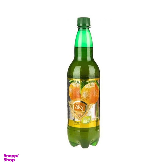 آبمیوه گازدار با طعم پرتقال شیرین عسل حجم 1 لیتر