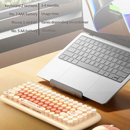 کیبورد و ماوس بی سیم مافی مدل candy fashion multicolor