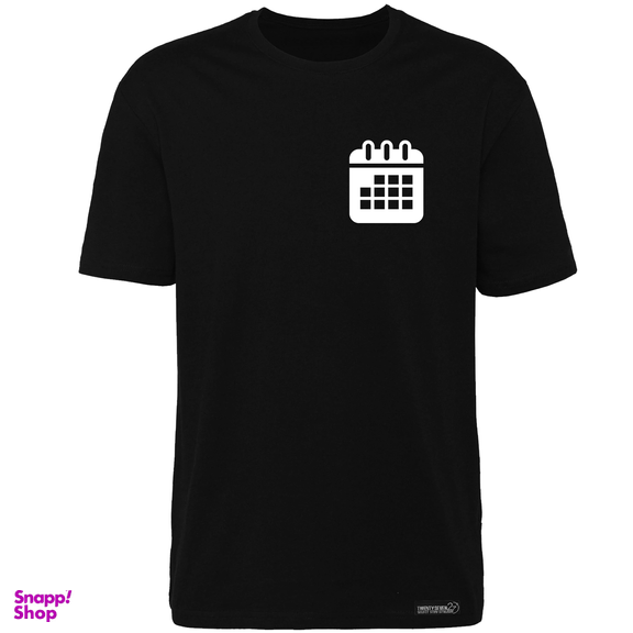 تیشرت آستین کوتاه زنانه 27 مدل Google Calendar Symbol کد PH197 رنگ مشکی