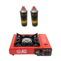 اجاق گاز مسافرتی مدل As به همراه 2 عدد کپسول گاز هانست