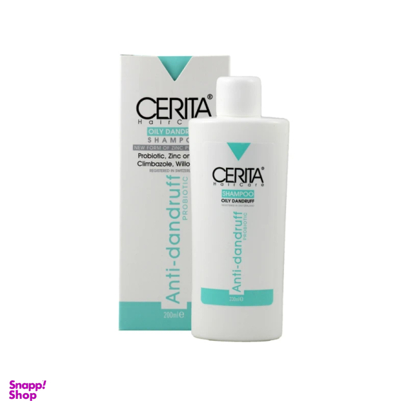 شامپو ضد شوره موی چرب سریتا حجم 200 میلی‌ لیتر