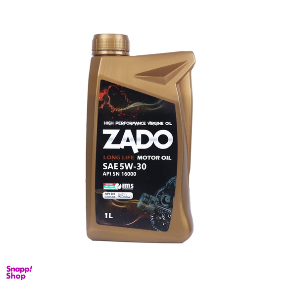 روغن موتور خودرو زادو مدل SAE 5W30-SN-16000 حجم 1 لیتر