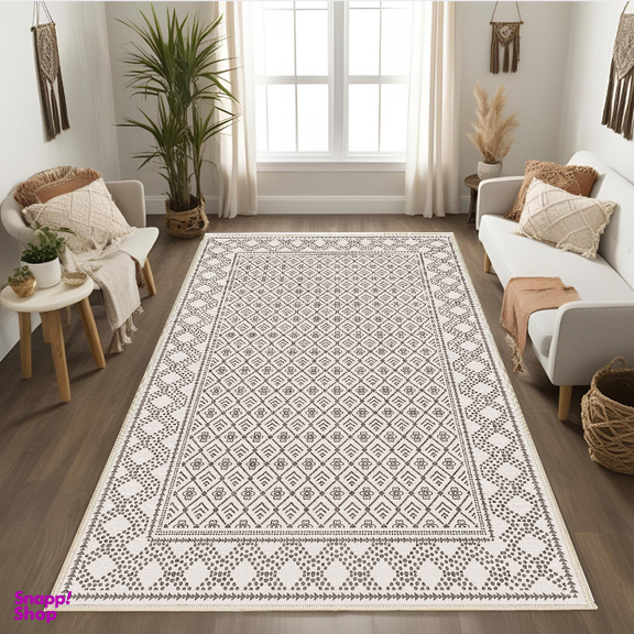 فرش ماشینی چاپی بدون تار و پود اورکوم مدل سودا کد OR.1119.01