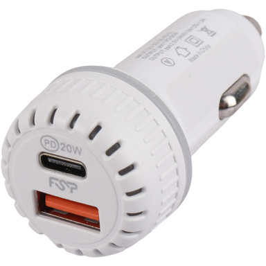 شارژر فندکی فست شارژ مدل FSP C-07 3A PD 38W