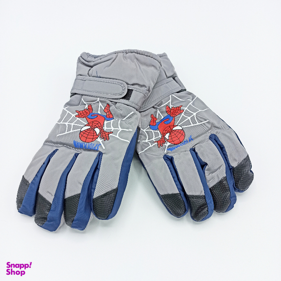 دستکش پسرانه مدل Black spider man کد SP_4