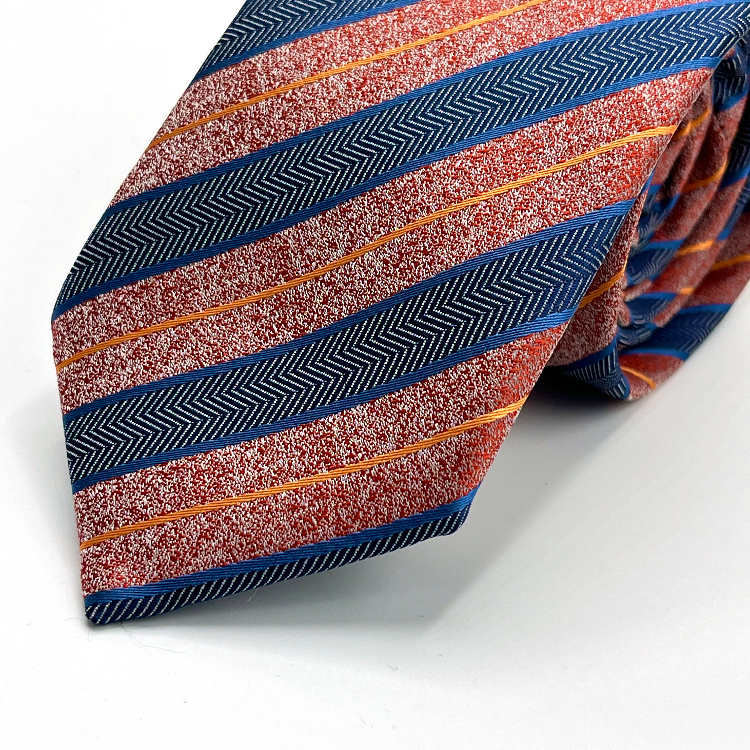 ست کراوات و دستمال جیب مردانه طرح لوییس کاوالی طرح کج راه کد 558