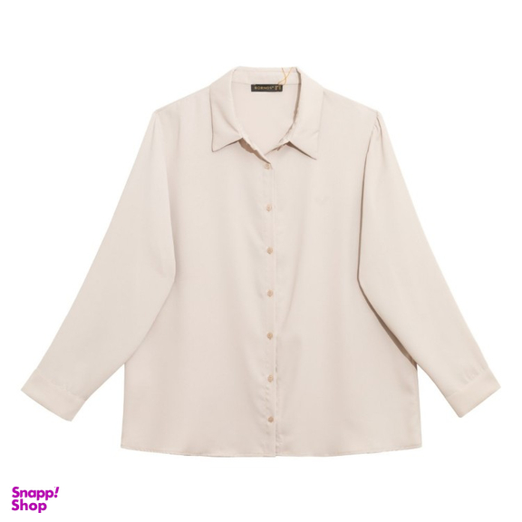 شومیز آستین بلند زنانه برنس مدل 30106 رنگ کرم