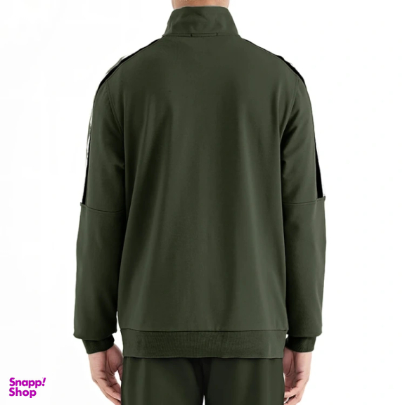 سویشرت ورزشی مردانه مدل GD-17189169 رنگ سبز تیره