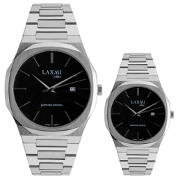 ست ساعت مچی عقربه ای زنانه و مردانه لاکسمی مدل 8-8558