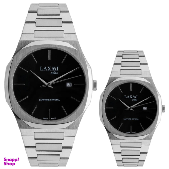 ست ساعت مچی عقربه ای زنانه و مردانه لاکسمی مدل 8-8558