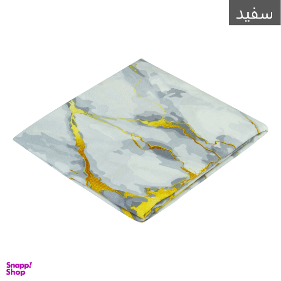 ملحفه ناتوسا مدل کش دار طرح رعد یک نفره سایز 90×200 سانتی متر