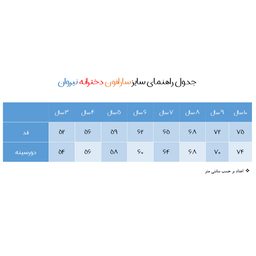 سارافون دخترانه نیروان مدل 101297 -2