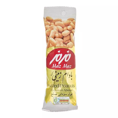 بادام زمینی نمکی بزرگ مزمز وزن 70 گرم