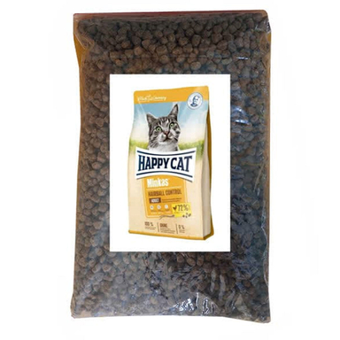 غذا خشک گربه فله مدل هپی کت مدل مینکاس هیربال کنترل 500 گرم