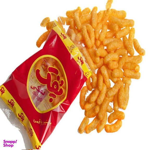 پفک نمکی مینو وزن 110 گرم بسته ۱۶ عددی