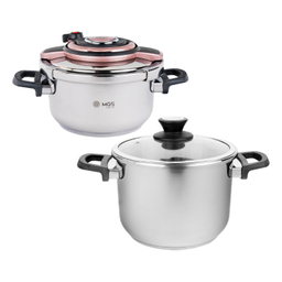 زودپز دوقلو ام جی اس مدل PC 202 گنجایش 6+4 لیتر