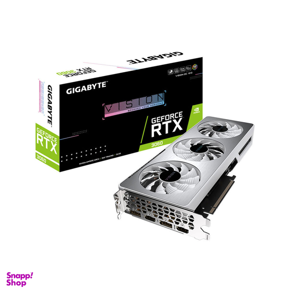 کارت گرافیک گیگابایت مدل RTX 3060 VISION OC 12GB