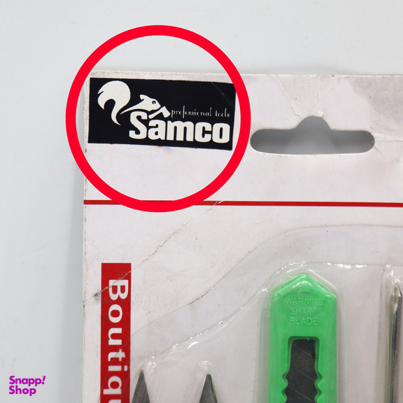 پیچ گوشتی سامکو مدل YP-04 مجموعه 4 عددی به همراه کاتر و قیچی