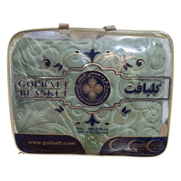 پتو گلبافت یک نفره مدل گل برجسته کد CHG1 سایز 160×220 سانتی متر