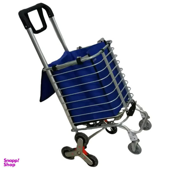 چرخ خرید گرین لاین مدل Foldable Shopping Trolley Silver