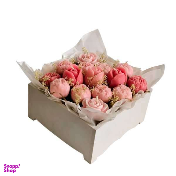 شمع مدل گل پیونی کد 140