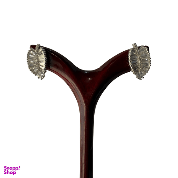 گوشواره نقره 925 عیار زنانه طرح برگ کد koro 2015