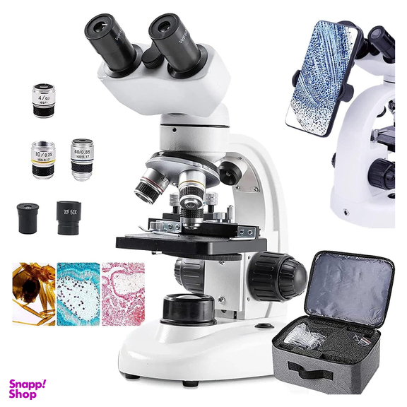 میکروسکوپ دوچشمی مدل Binocular 1000X به همراه کیف حمل