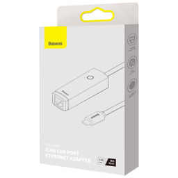 کابل تبدیل Type-C به پورت شبکه RJ45 LAN بیسوس مدل Lite Series WKQX000201