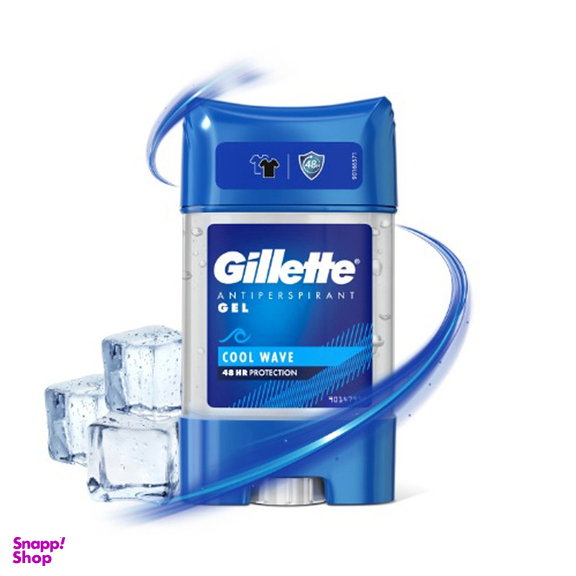 استیک ضد تعریق مردانه ژیلت مدل Cool Wave حجم 70 میلی لیتر