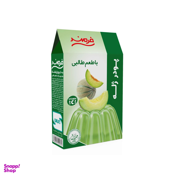 پودر ژله با طعم طالبی فرمند وزن 100 گرم
