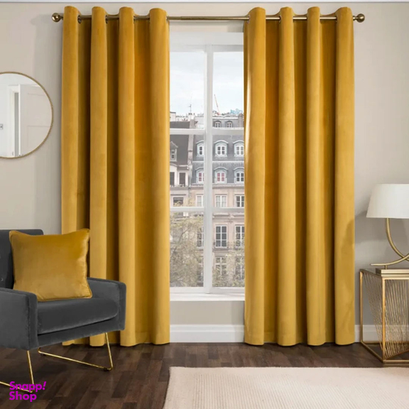 پرده پانچ مدل chanel hazan style FCLT90014 سایز 280×150 سانتی متر