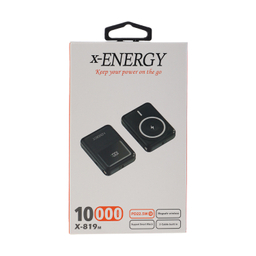 پاوربانک مغناطیسی ایکس-انرژی مدل X-819M 22.5W ظرفیت 10000 میلی آمپر ساعت