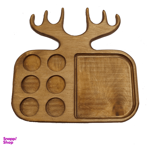 اردو خوری چوبی مدل شاخ گوزنی کد SDF007