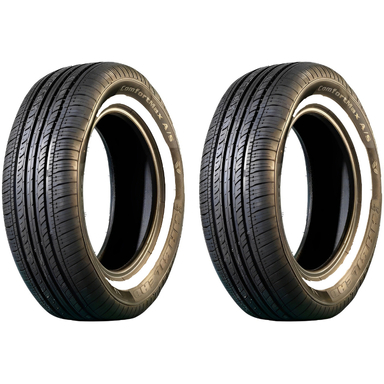 لاستیک هابیلد مدل H202 دور سفید سایز 175/70R13 دو حلقه