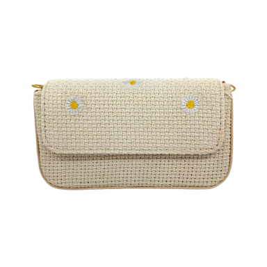 کیف رودوشی زنانه مدل کنفی بابونه کد 2003