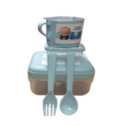 سرویس 5 تکه ظرف غذاخوری کودک پادیز مدل دختر بچه رییس