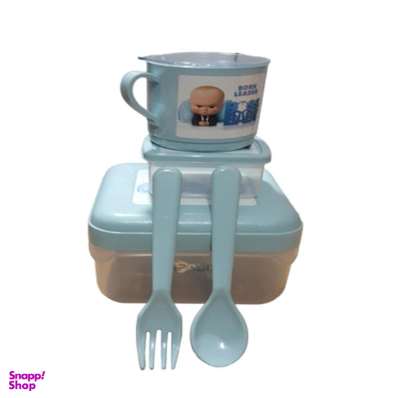 سرویس 5 تکه ظرف غذاخوری کودک پادیز مدل دختر بچه رییس