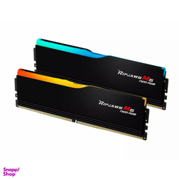 رم دسکتاپ جی اسکیل مدل RIPJAWS M5 NEO RGB DDR5 Dual-Channel 6000MHz CL36 ظرفیت 16 گیگابایت بسته 2 عددی