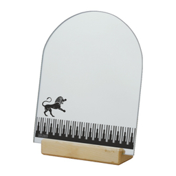 آینه رومیزی سایان هوم طرح چوقا و شیر سنگی