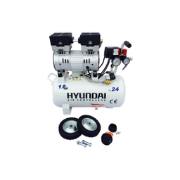 کمپرسور باد سایلنت هیوندای (Hyundai) مدل 1024-AC حجم 24 لیتر