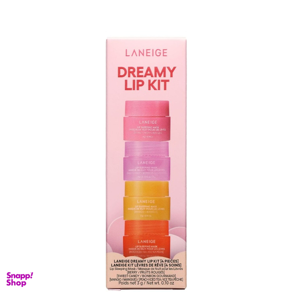 بالم و ماسک لب لانیژ مدل Dreamy بسته 4 عددی