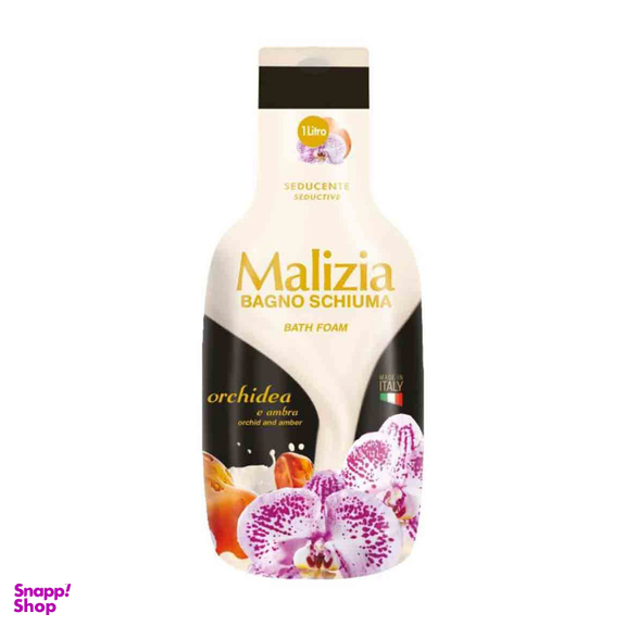 شامپو بدن مالیزیا مدل Orchidea حاوی عصاره ارکیده و عنبر حجم 1000 میلی لیتر