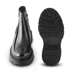 نیم بوت زنانه چرم رادیس مدل ستیلا کد 659-M.VR رنگ مشکی