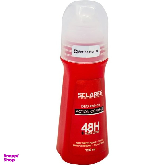 رول ضد تعریق اسکلاره مدل Action control رنگ قرمز حجم 120 میلی لیتر