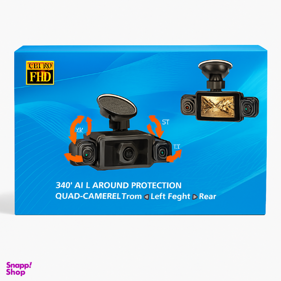 ثبت وقایع چهار لنز خودرو کد 14