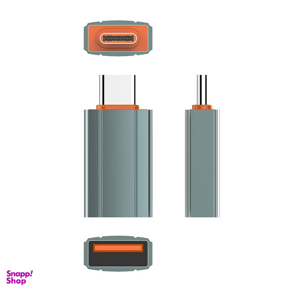 مبدل OTG USB به USB-C الدینیو مدل LC140 newpack بسته دو عددی