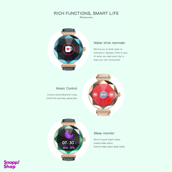 ساعت هوشمند گرین لاین مدل Swarovski