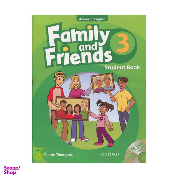 کتاب 3 American English Family and Friends اثر Tamzin Thompson انتشارات جنگل