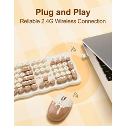 کیبورد و ماوس مافی مدل Ice Cream